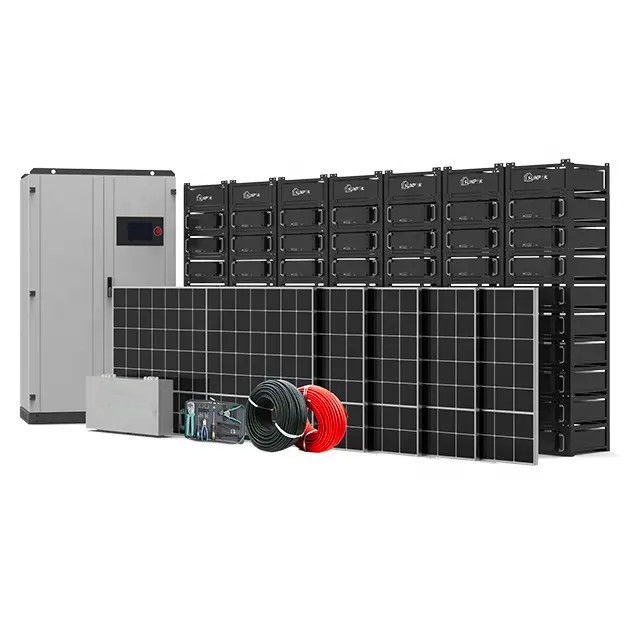 Shenzhen 100KW 200KW 300kw 500KW solar energy storage system complete solar system kit with solar battery inverter batte