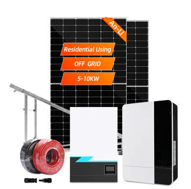 Solar Energy Systems 3KW 5KW 10KW 20KW 30KW On Grid Off Grid Hybrid Solar Panel System for Home