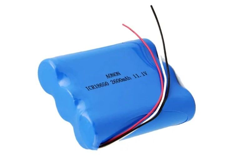 11.1V/12V 2600mAh 18650 lithium battery pack IEC62133 Medical equipment vacuum robot battery