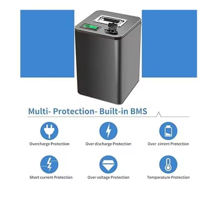 72 Volt Lifepo4 Battery Pack 72v 20ah 30ah 40ah 50ah 60ah Lithium Ion Battery For Electric Bicycle Ebike Scooter Motor