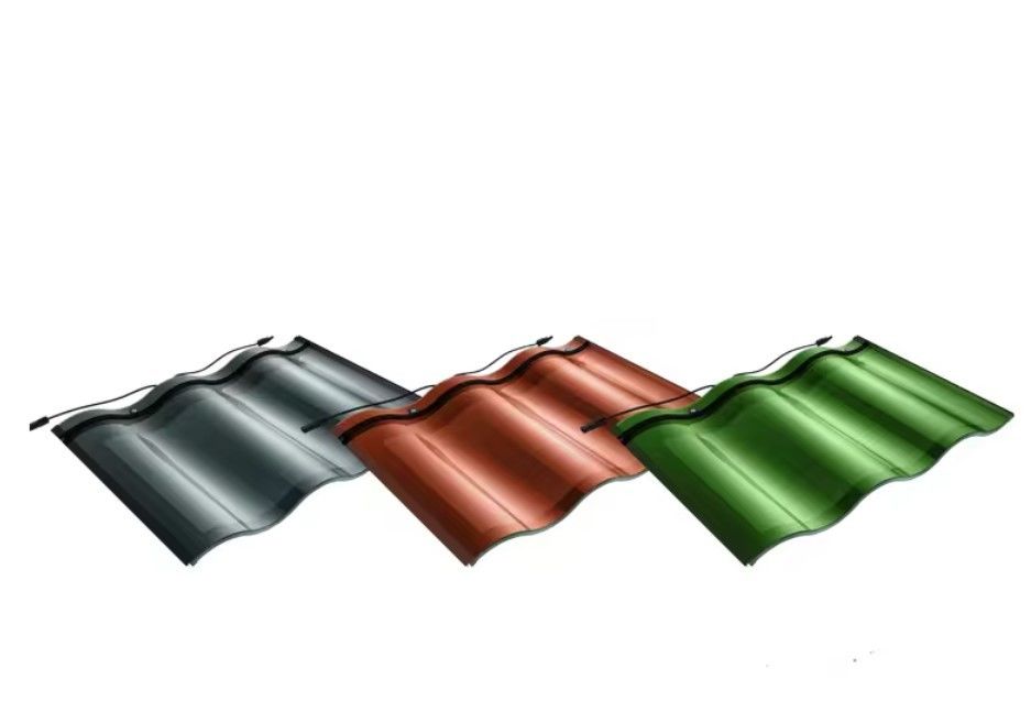 25W 28W 32W Three Arched Solar Tile Roof For Home Electricity Solar Panel Roof Tiles