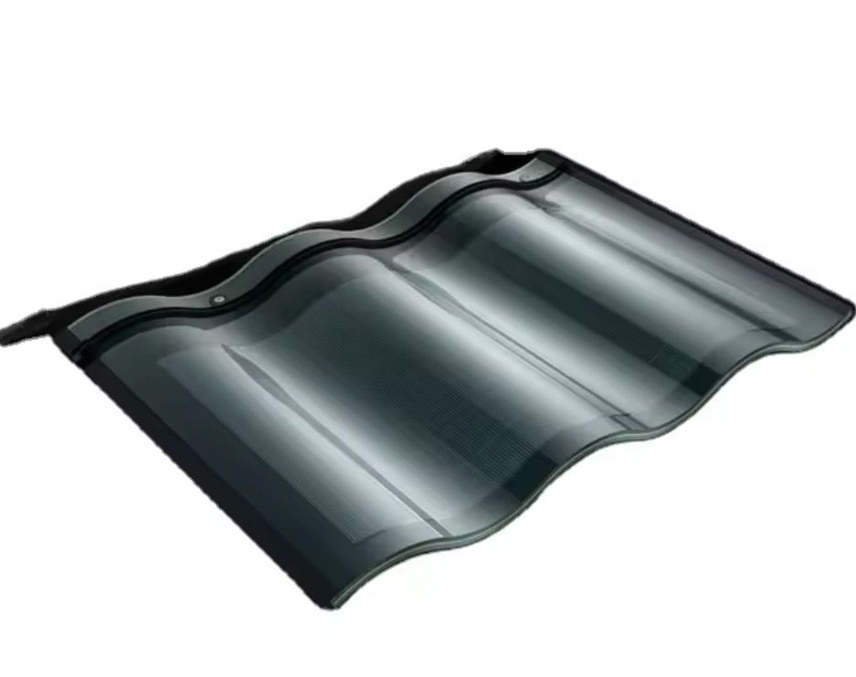 25W 28W 32W Three Arched Solar Tile Roof For Home Electricity Solar Panel Roof Tiles