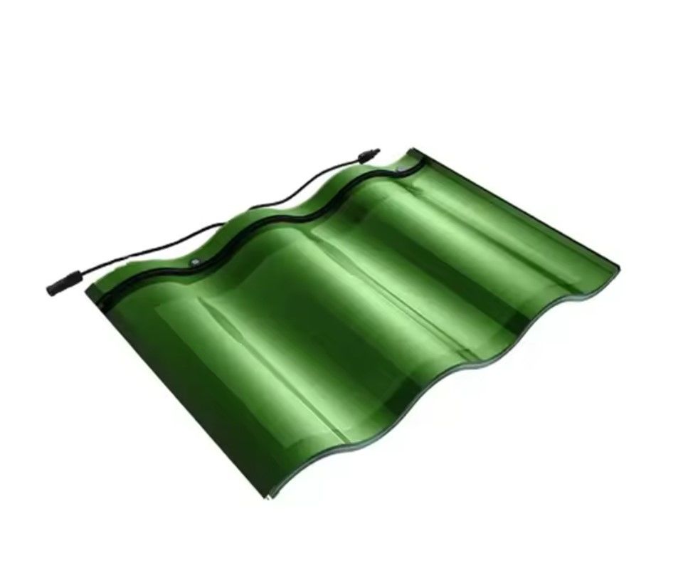 25W 28W 32W Three Arched Solar Tile Roof For Home Electricity Solar Panel Roof Tiles