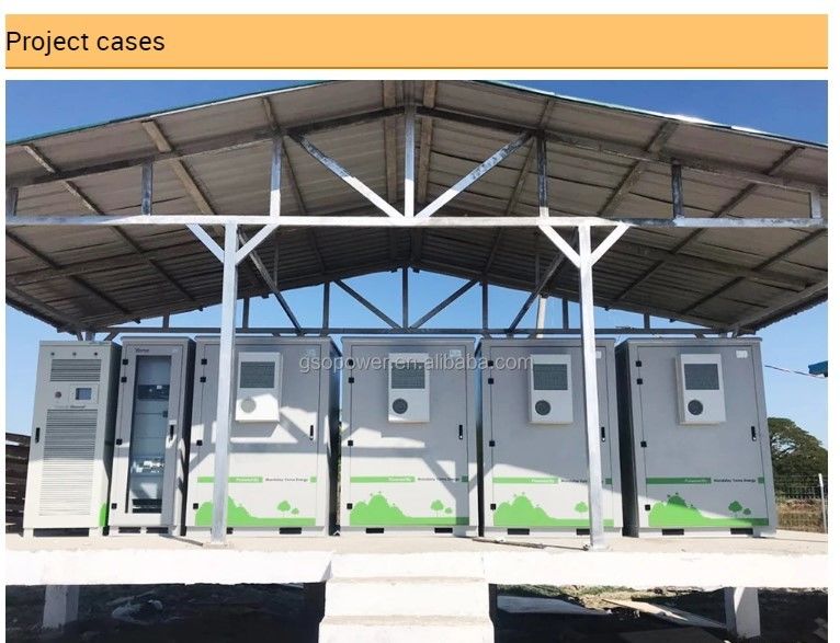 ESS 10 Years Life time Outdoor Battery Cabinet 1MWh 5MWh 10MWh 20ft 40ft Container Solar Battery Energy Storage System