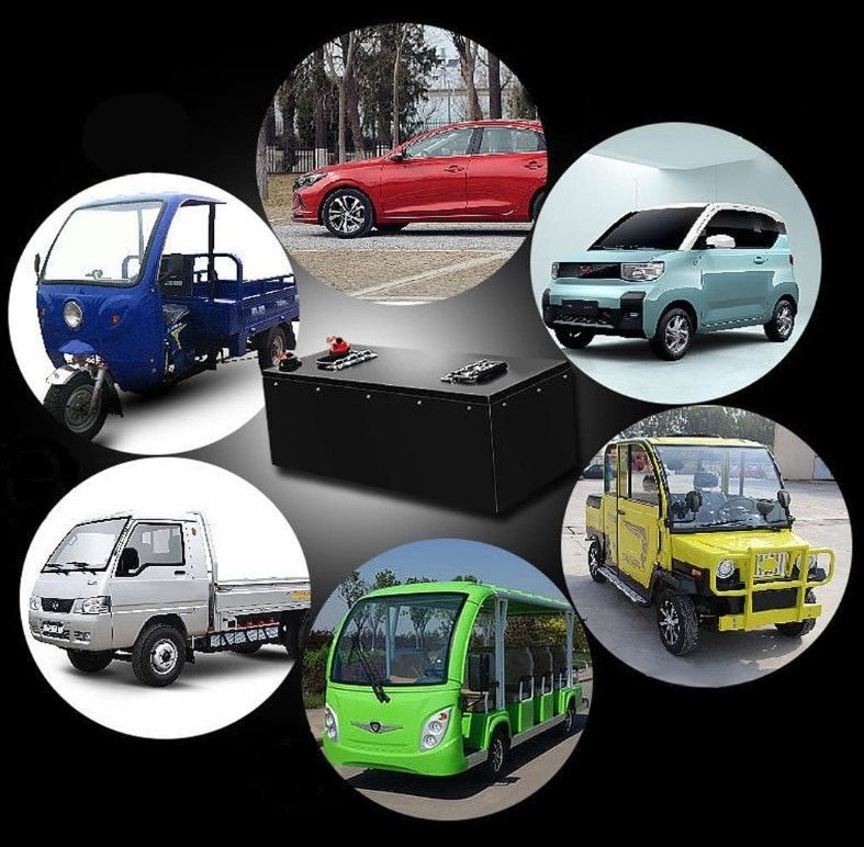 48V 100Ah LiFePO4 Lithium Battery 3000+ Deep Cycle With BMS Backup Power For E Tricycle Electric Car