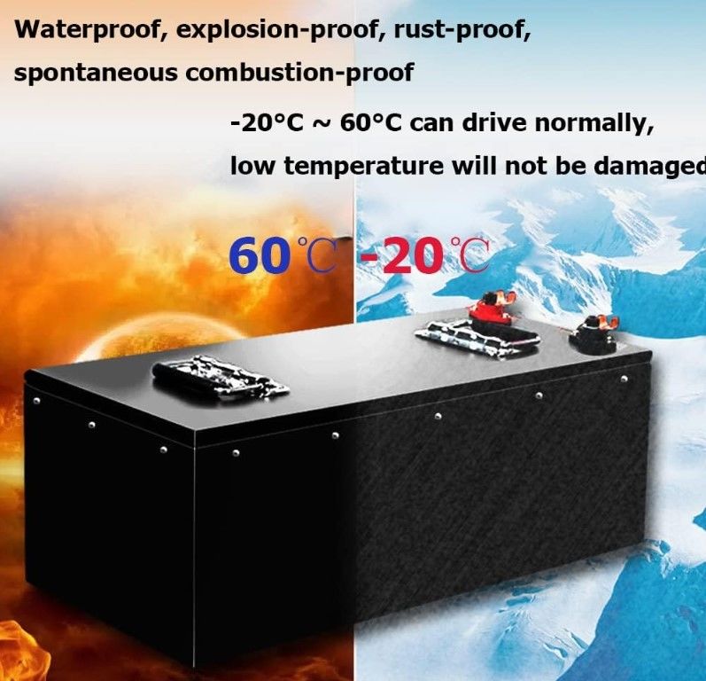 48V 100Ah LiFePO4 Lithium Battery 3000+ Deep Cycle With BMS Backup Power For E Tricycle Electric Car