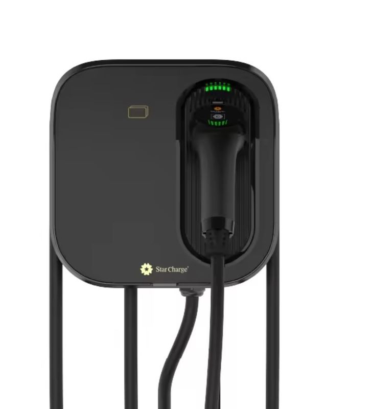 Smart Fast Weatherproof Outdoor Portable EV Car AC Charging Pile With Battery Wall-Mounted Charging Stations Free Standi