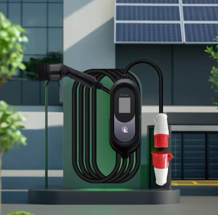 Smart Fast Weatherproof Outdoor Portable EV Car AC Charging Pile With Battery Wall-Mounted Charging Stations Free Standi
