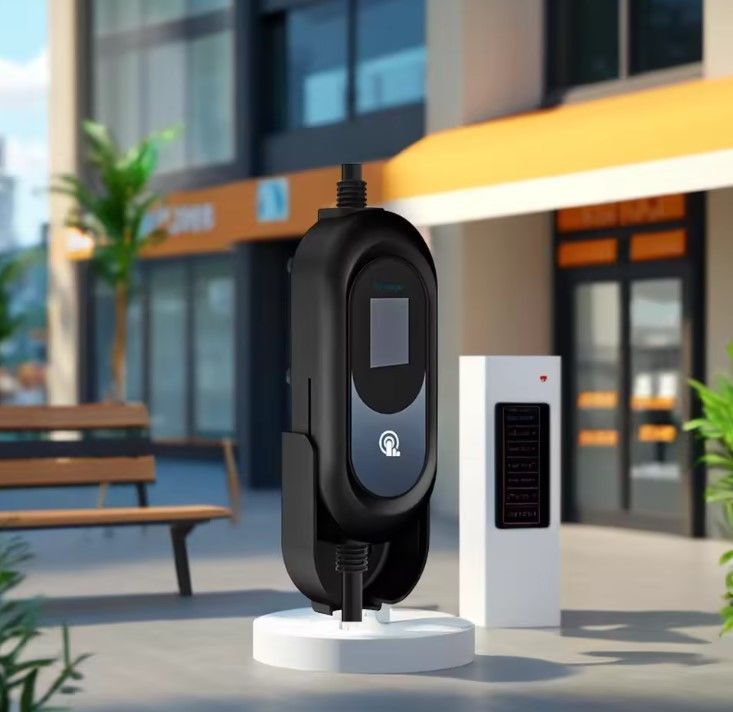 Smart Fast Weatherproof Outdoor Portable EV Car AC Charging Pile With Battery Wall-Mounted Charging Stations Free Standi