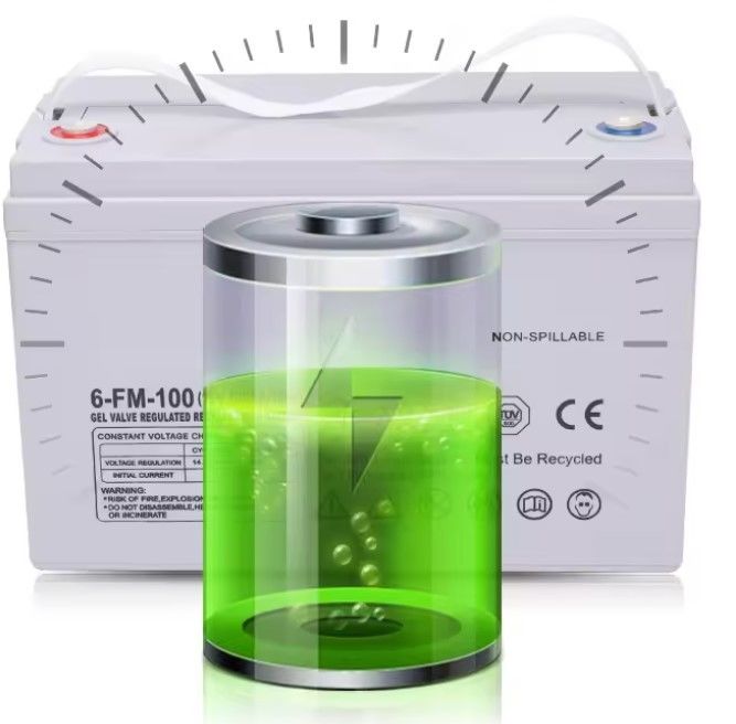 Deep Cycle Valve Regulated Rechargeable 65ah 75ah 85ah 100ah 150ah 200ah 12 Volt 12v Gel Solar Sealed Lead Acid Batteries